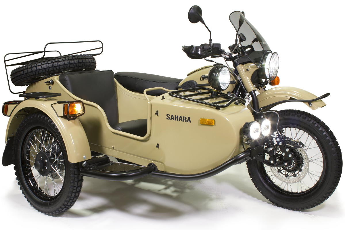 Ural Motorcycle - Sahara - leftside Ural Motorcycle - Sahara - leftside