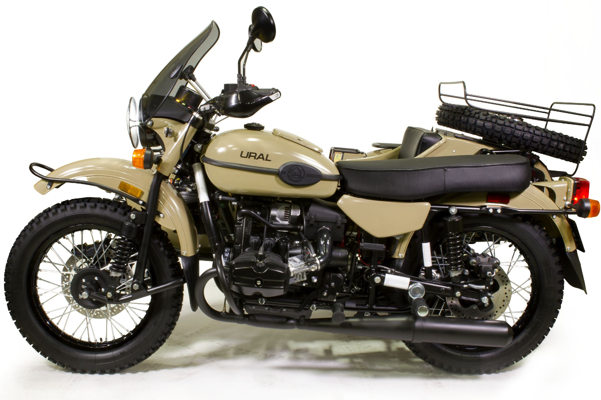 Ural Motorcycle - Sahara - rightside Ural Motorcycle - Sahara - rightside